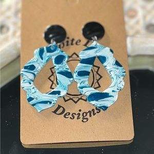 Handmade polymer clay earrings